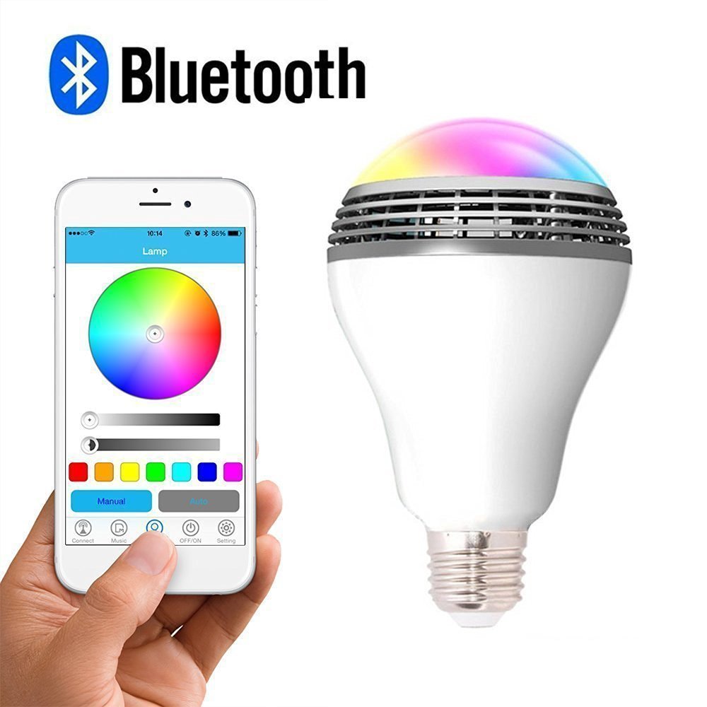 Home LED Smart Bluetooth Speaker E27 Bulb Light